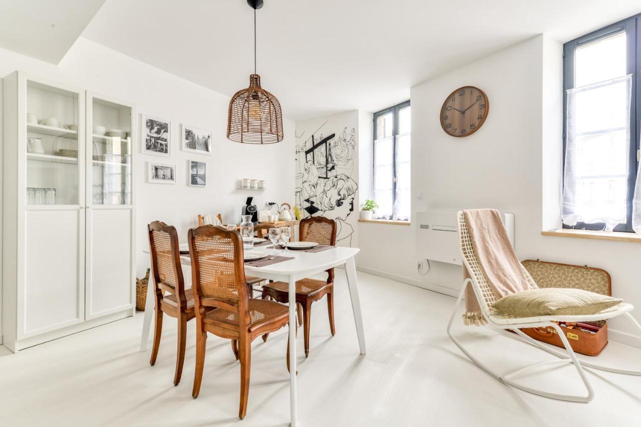 Les Gites De Laure - L'Or Blanc, Appartement Avec Vue Sur Le Chateau, Climatisation, Netflix, A 160 M De La Cite Medievale Carcassonne Exterior foto