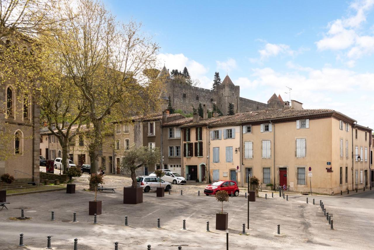 Les Gites De Laure - L'Or Blanc, Appartement Avec Vue Sur Le Chateau, Climatisation, Netflix, A 160 M De La Cite Medievale Carcassonne Exterior foto