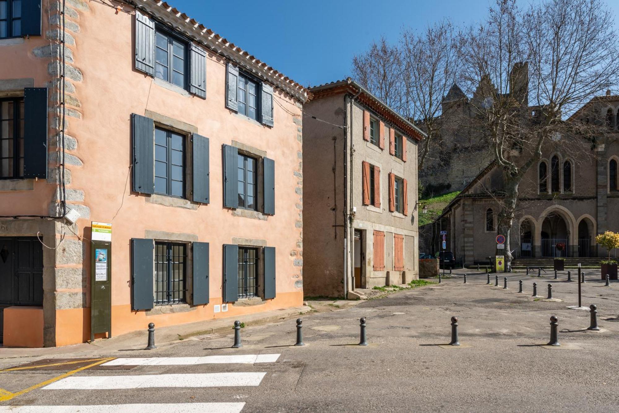 Les Gites De Laure - L'Or Blanc, Appartement Avec Vue Sur Le Chateau, Climatisation, Netflix, A 160 M De La Cite Medievale Carcassonne Exterior foto