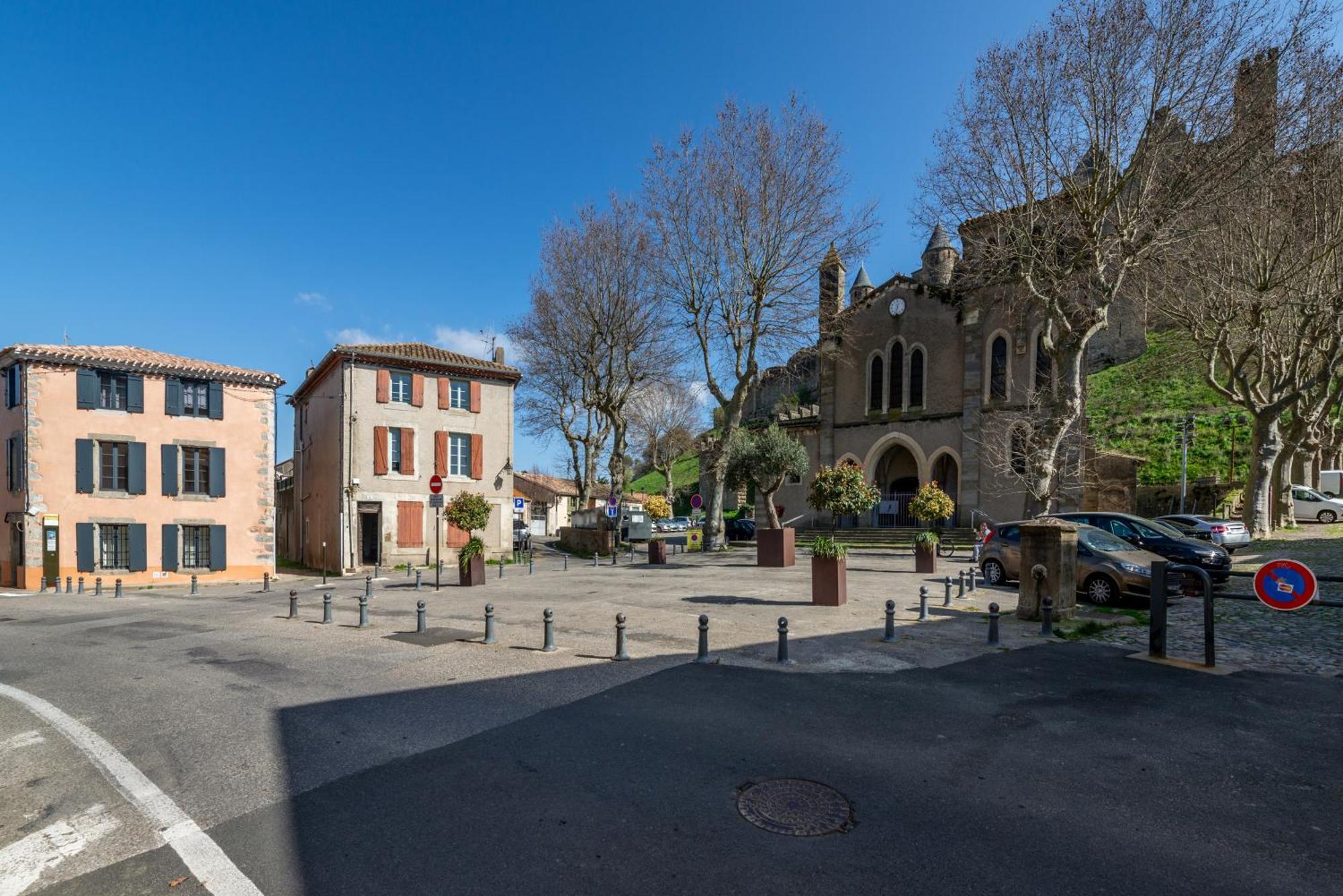 Ferienwohnung L'Or Blanc, Castel View, Air Conditioner, Netflix, 160M From Medieval Town Carcassonne Exterior foto